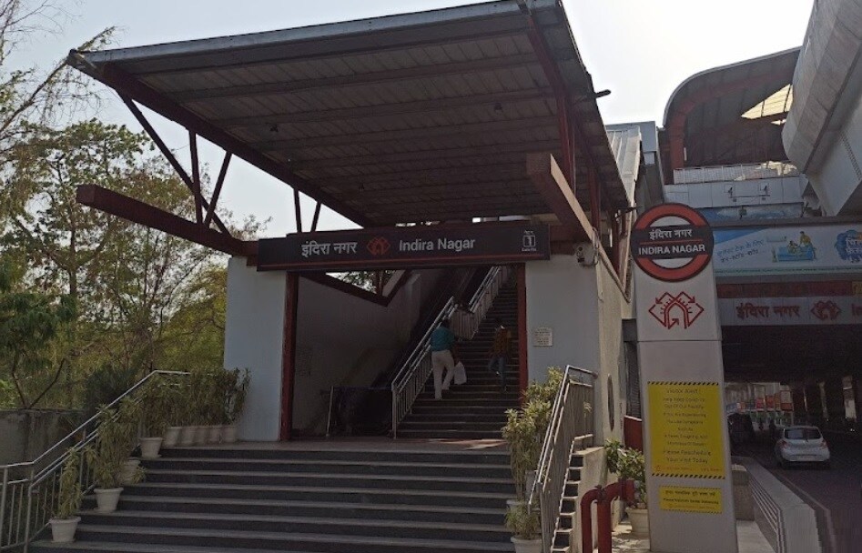 Indira Nagar Metro Station Indira Nagar