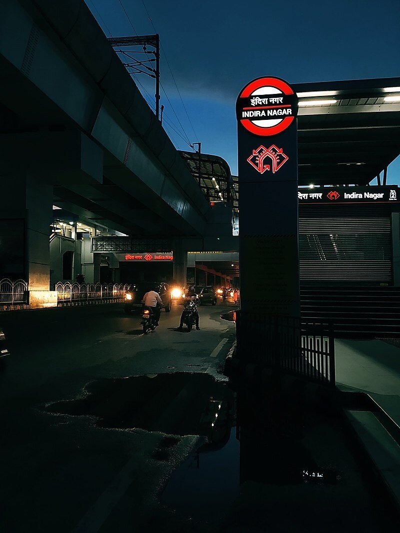 Indira Nagar Metro Station Indiranagar