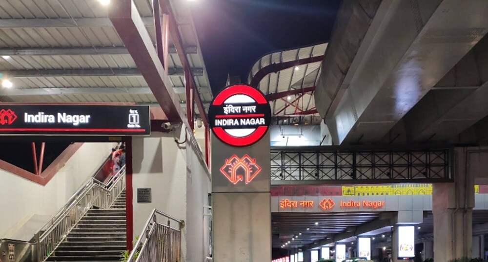 Indira Nagar Metro Station Indira Nagar