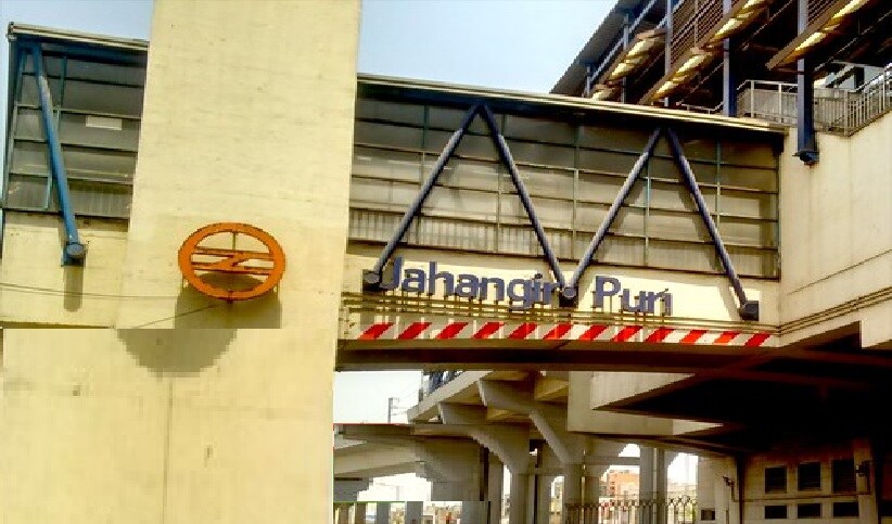 Jahangirpuri Metro Station Jahangir Puri