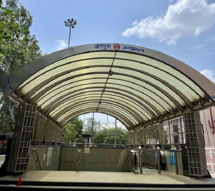 Jangpura Metro Station Jangpura