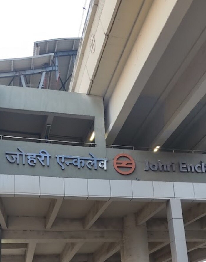 Johri Enclave Metro Station Jawahar Nagar
