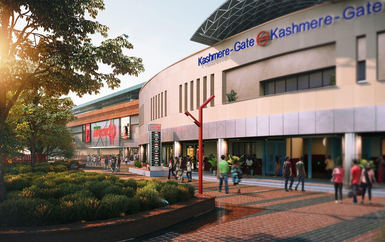 Kashmere Gate Metro Station Kashmiri Gate