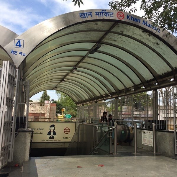 Khan Market Metro Station Khan Market