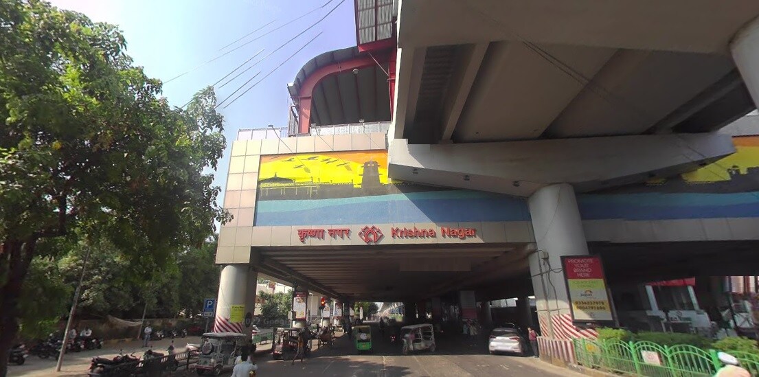 Krishna Nagar Metro Station Krishna Nagar