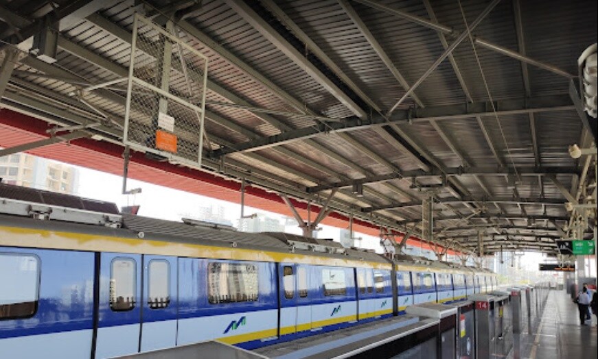 Magathane Metro Station Rajendra Nagar