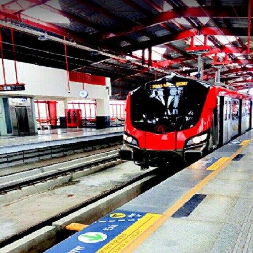 Mawaiya Metro Station Alambagh