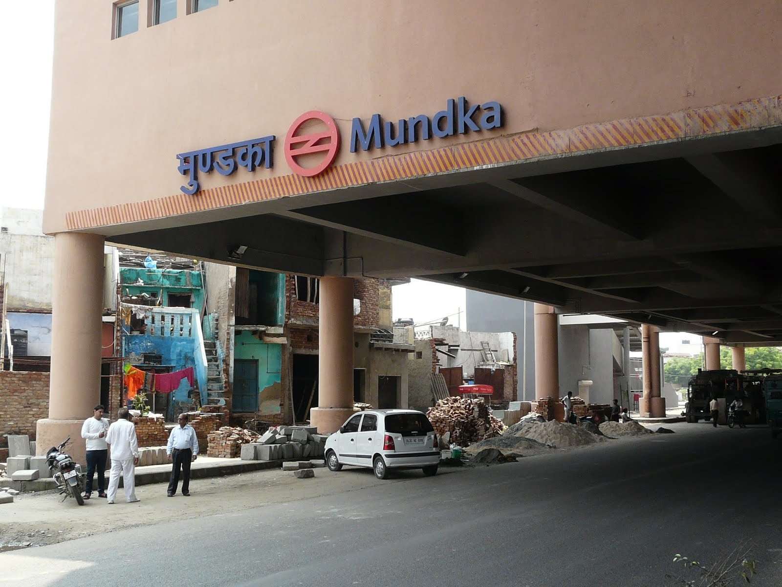 Mundka Metro Station,  Mundka