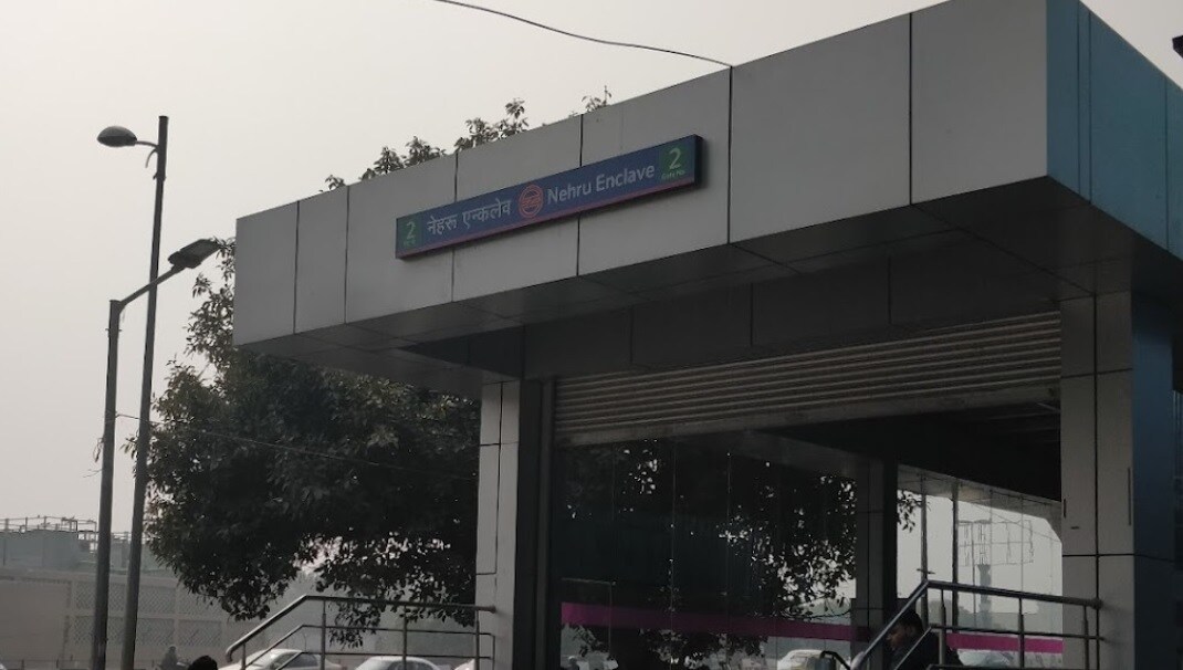Nehru Enclave Metro Station Greater Kailash