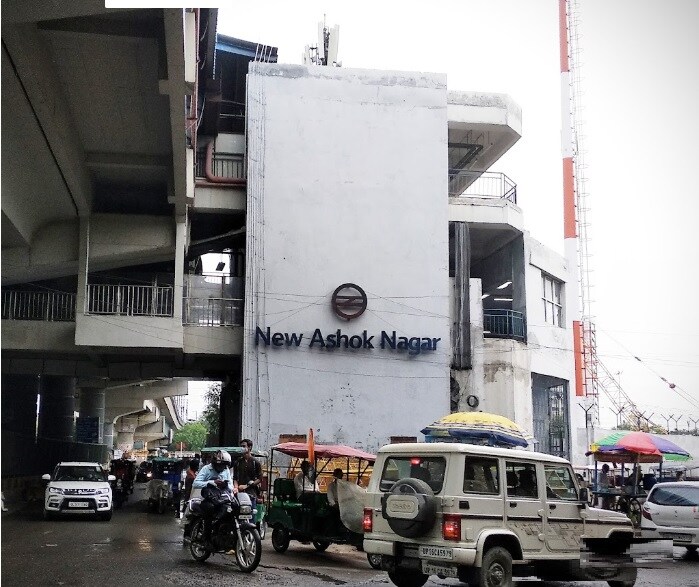New Ashok Nagar Metro Station New Ashok Nagar