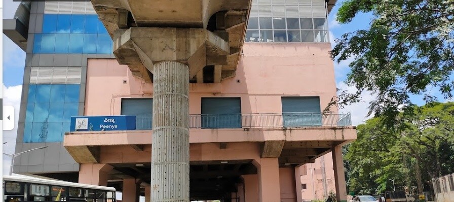 Peenya Metro Station Peenya