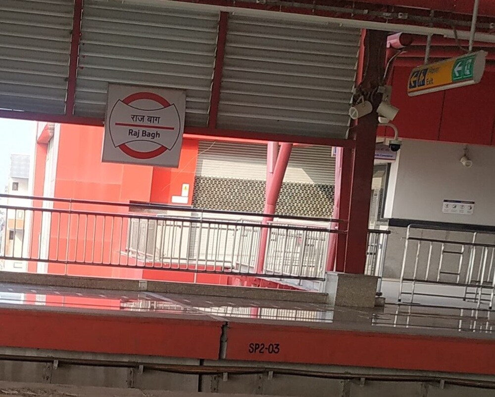 Raj Bagh Metro Station Raj Bagh