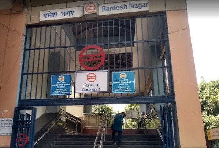 Ramesh Nagar Metro Station Ramesh Nagar