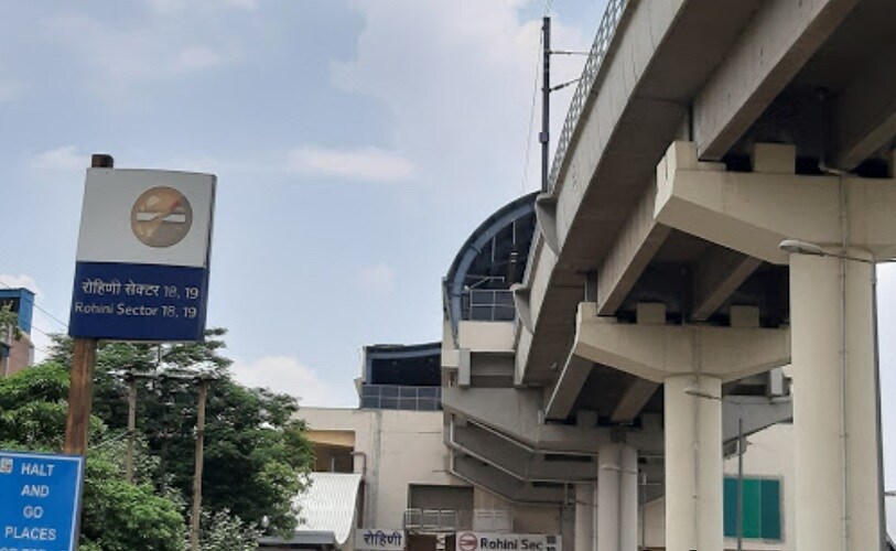 Rohini Sector 18-19 Metro Station Rohini Sector 19