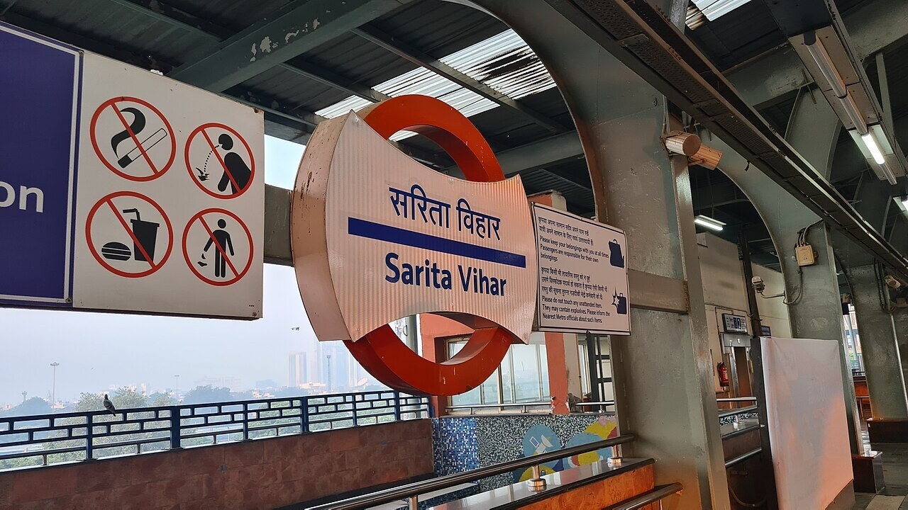 Sarita Vihar Metro Station Sarita Vihar