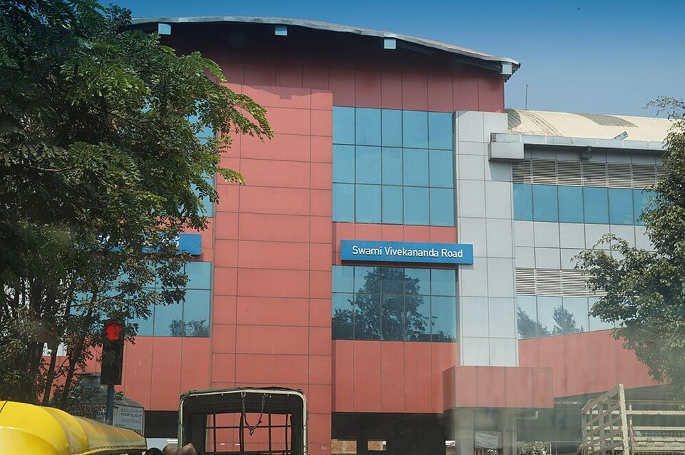Swami Vivekananda Road Metro Station Maruthi Sevanagar