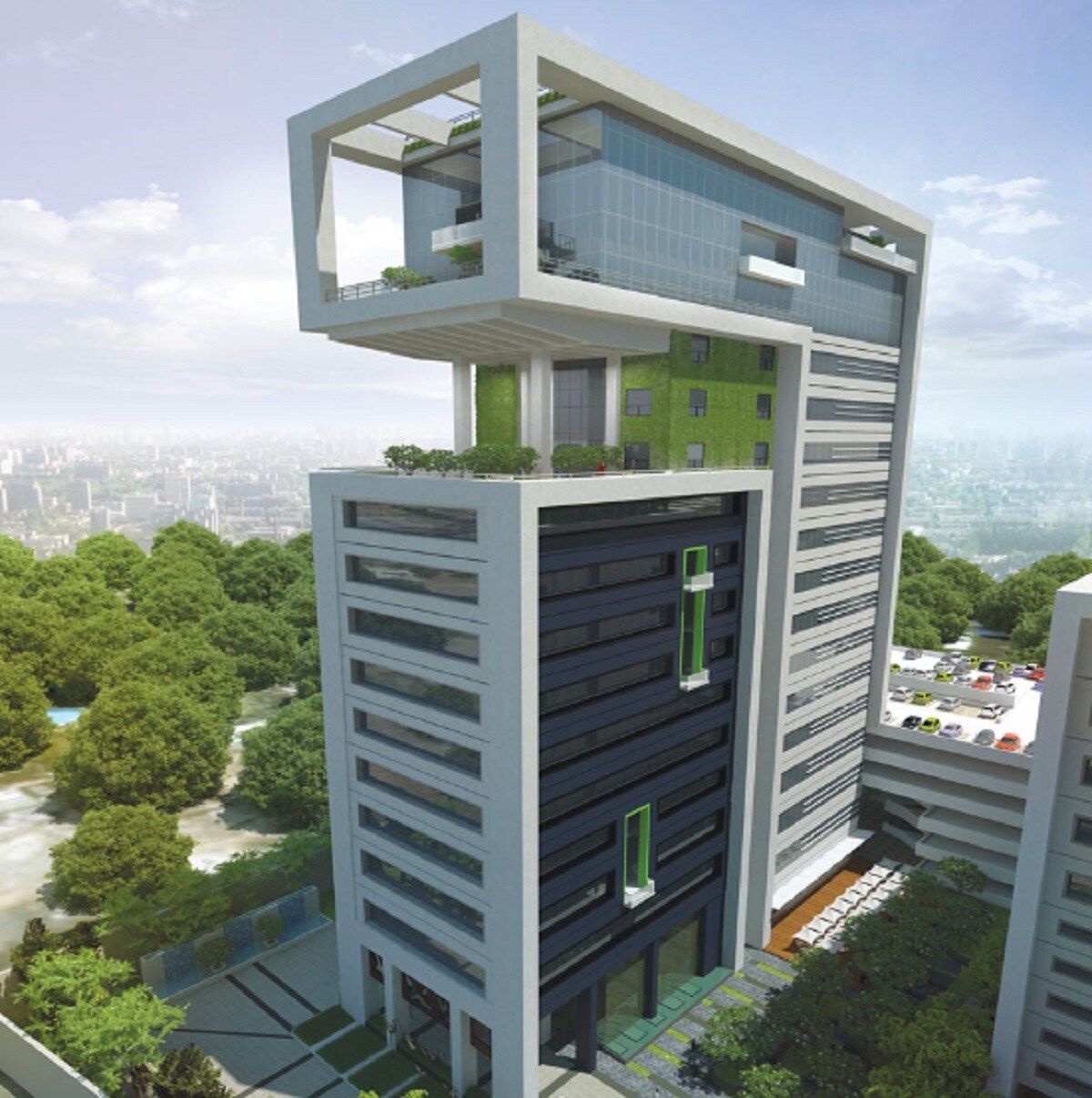 Thaneone Corporate Business IT Park Ghodbunder Road