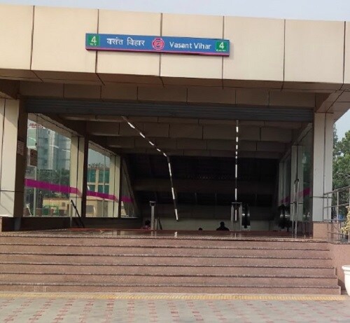 Vasant Vihar Metro Station Vasant Vihar