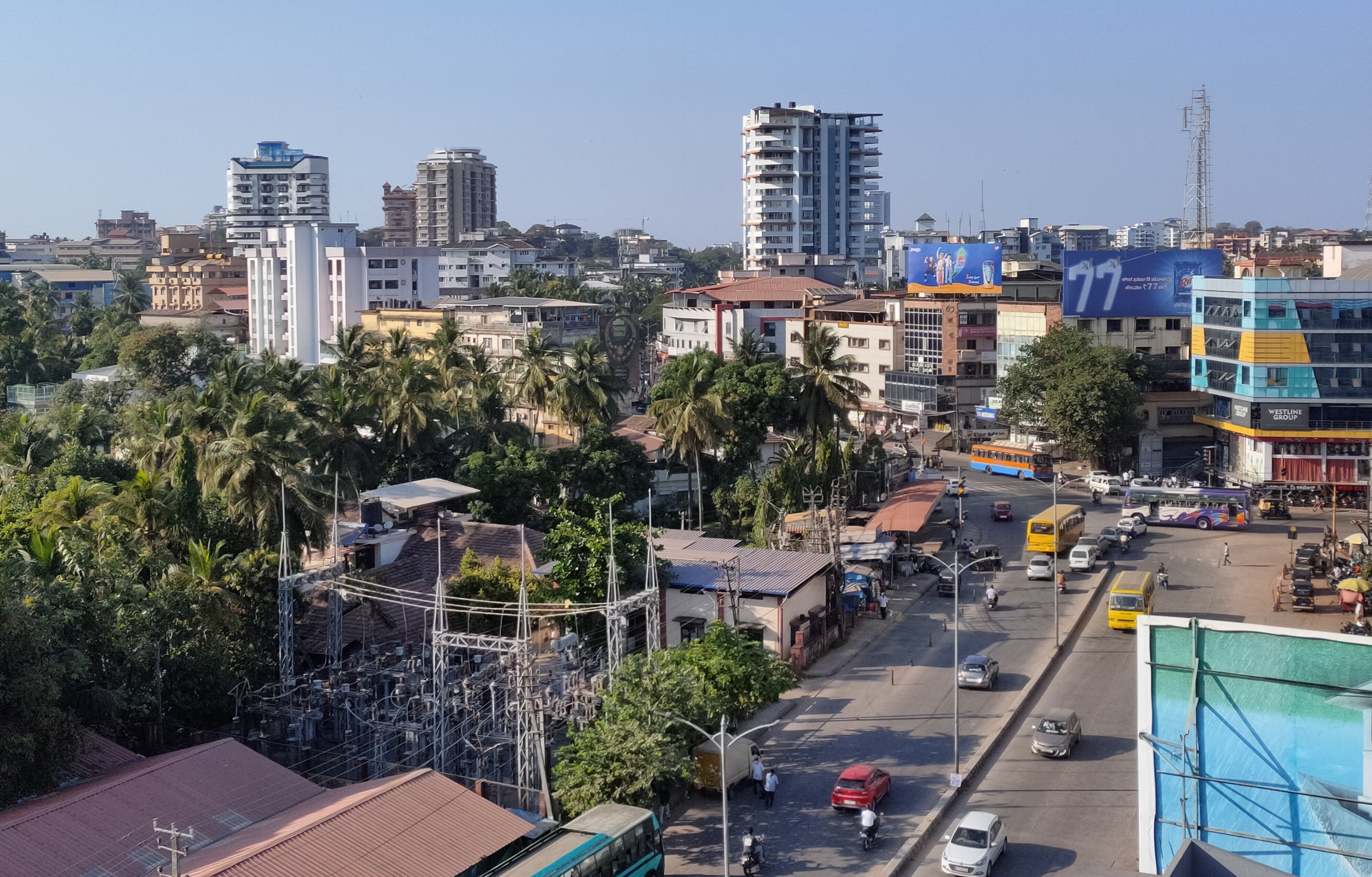 Mangalore_a city with a lot of tall buildings