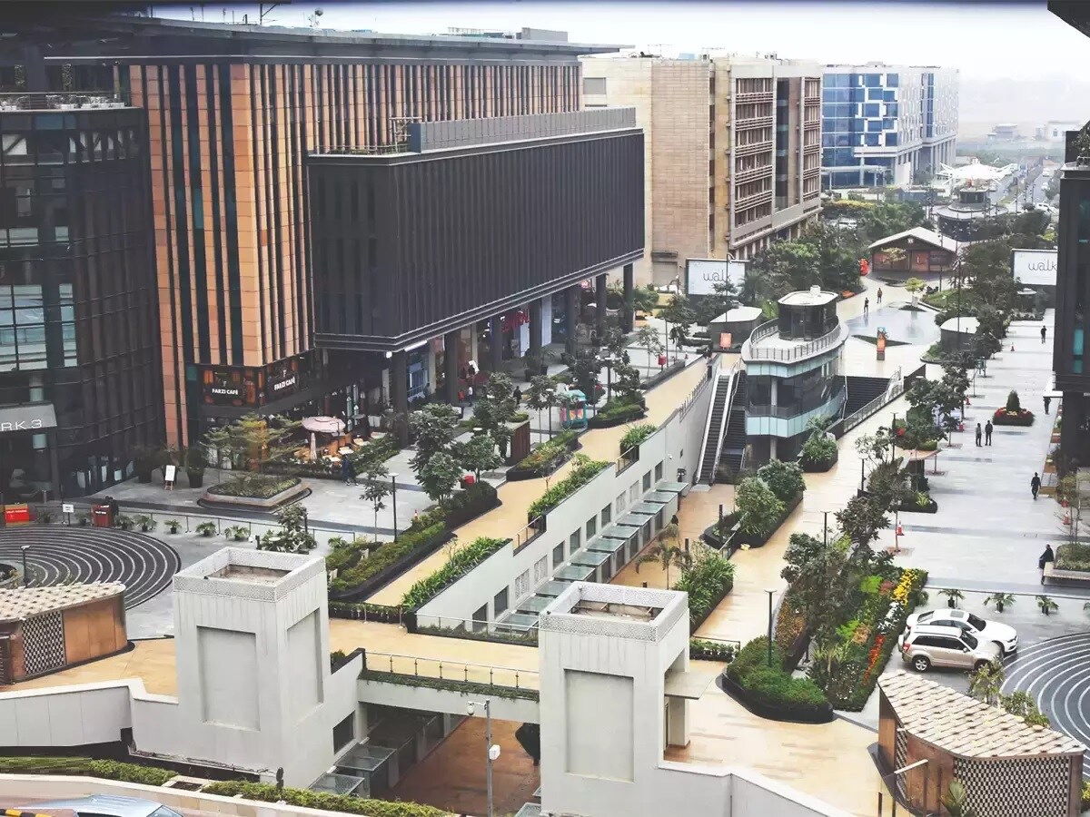 Aerocity_a large building with a lot of tall buildings