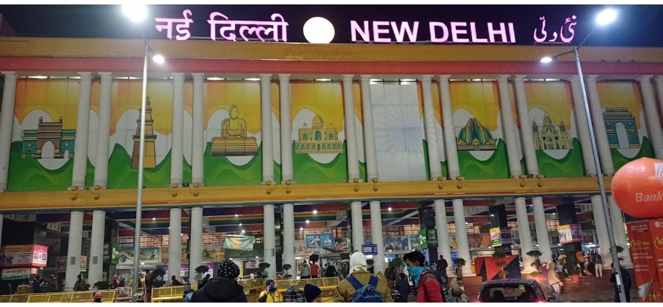 Ajmeri Gate_a store with a lot of neon signs on it