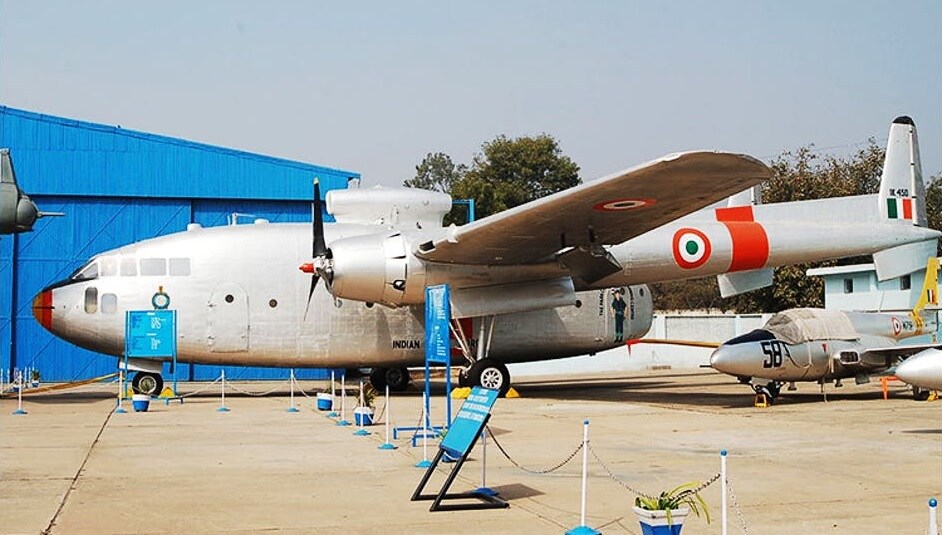 Palam_an airplane parked on the tarmac at an airport