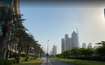 Al Wasl_a city street with tall buildings and trees