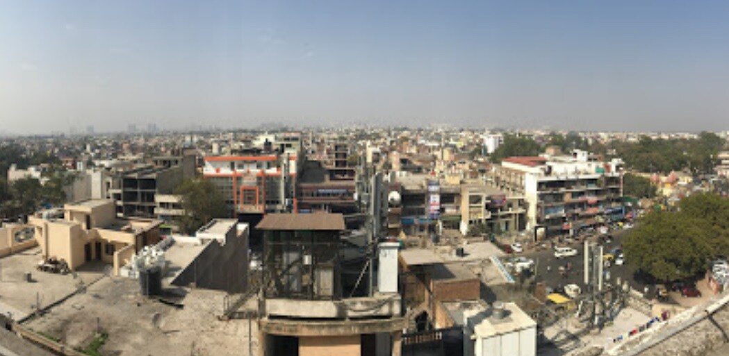 Civil Lines_a large building with a lot of people on it