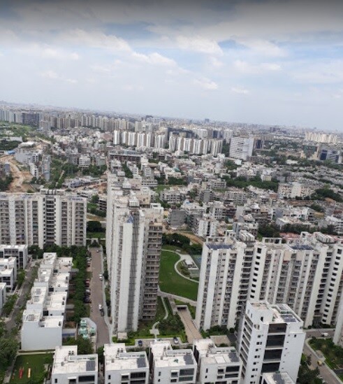 Dhani_a city with tall buildings and tall buildings