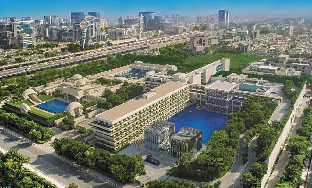 Sector 19_a city with a lot of tall buildings