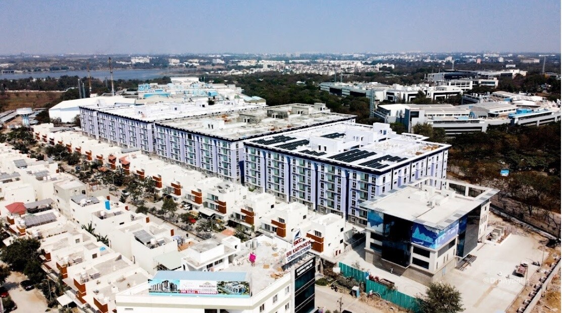 Bachupally_a large building with a lot of windows