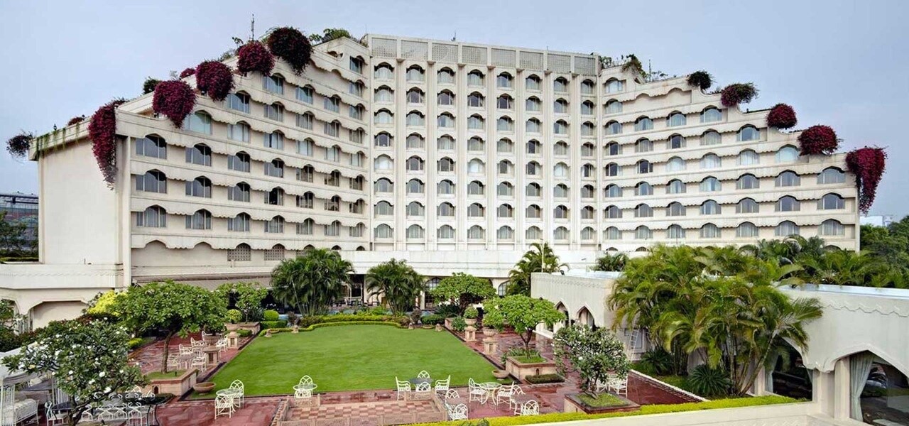 Banjara Hills_a large building with a large clock on the front of it