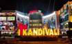 Kandivali East_a large building with a neon sign on top of it