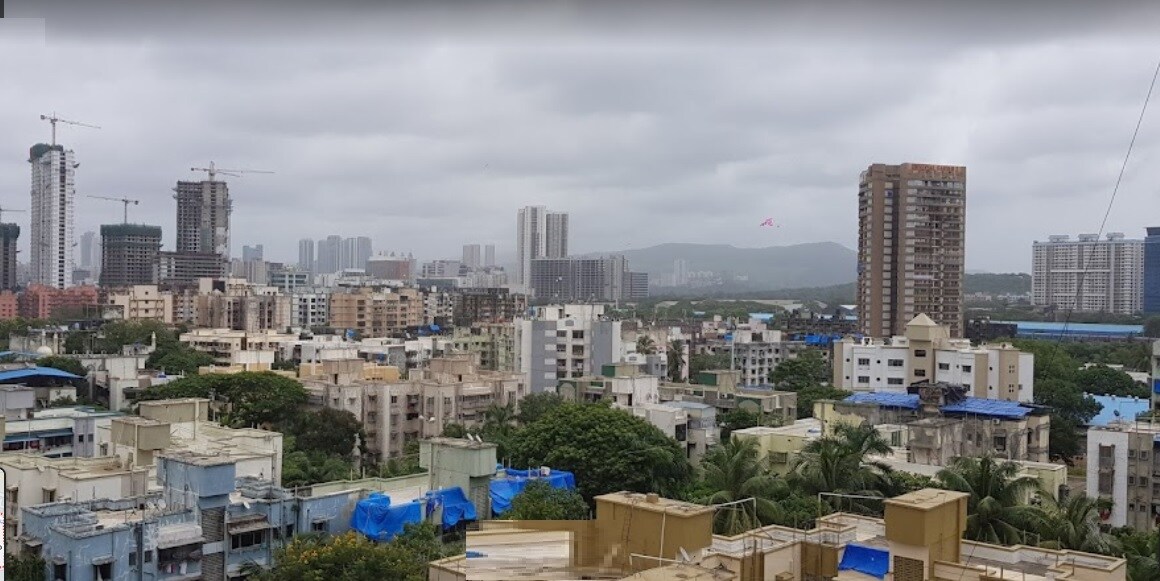 Vaishali Nagar_a city with many buildings and a sky background