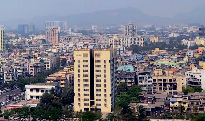 Karjat_a city with tall buildings and tall buildings