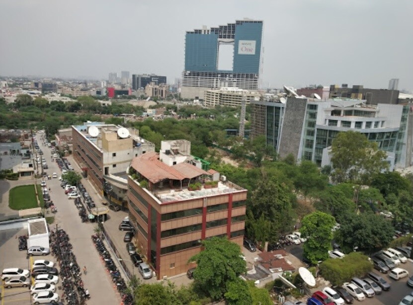 Film City_a large building with a lot of windows on top of it