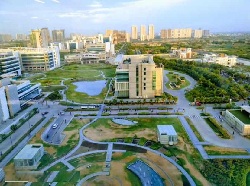 Sector 126_a large city with tall buildings