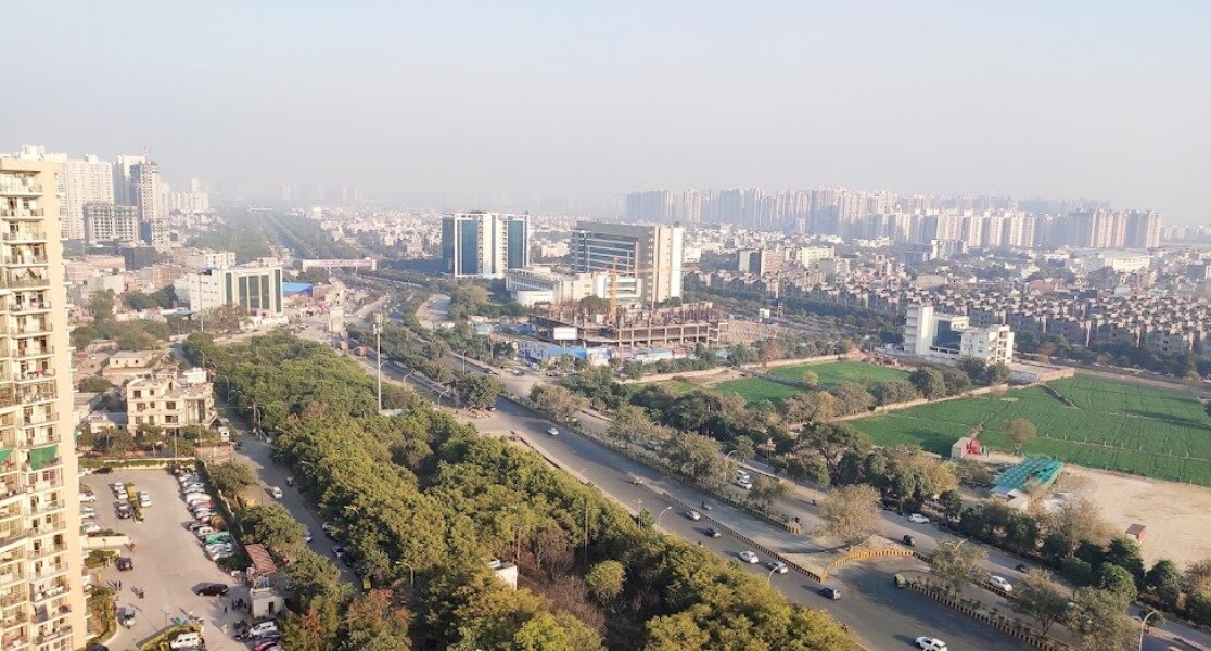 Sector 70_a city with a lot of tall buildings