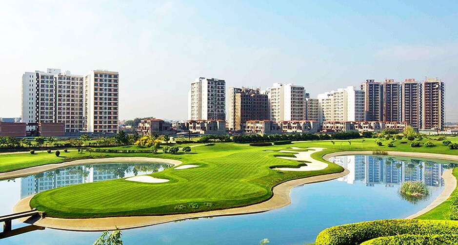 Sultanpur_a large body of water with palm trees