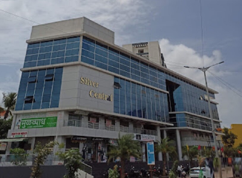 Chikhali_a large building with a sign on the side of it