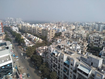 Pimple Saudagar_a city with lots of tall buildings and lots of traffic