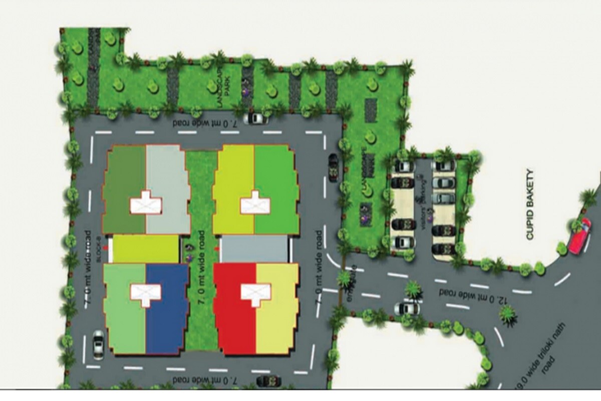 Aarohan Crystal Flora Apartments Master Plan 1