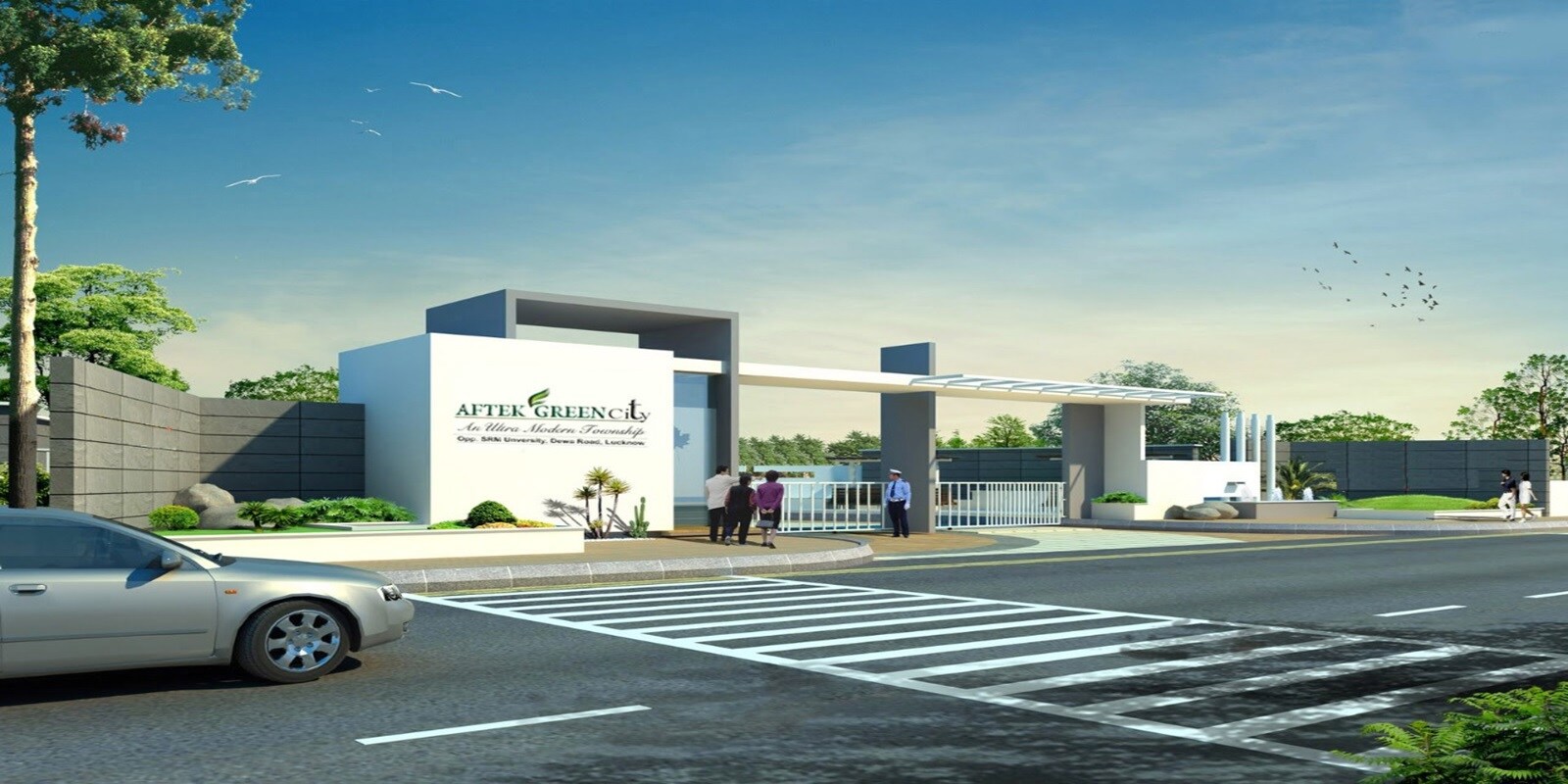 Aftek Green City residential project in Chinhat