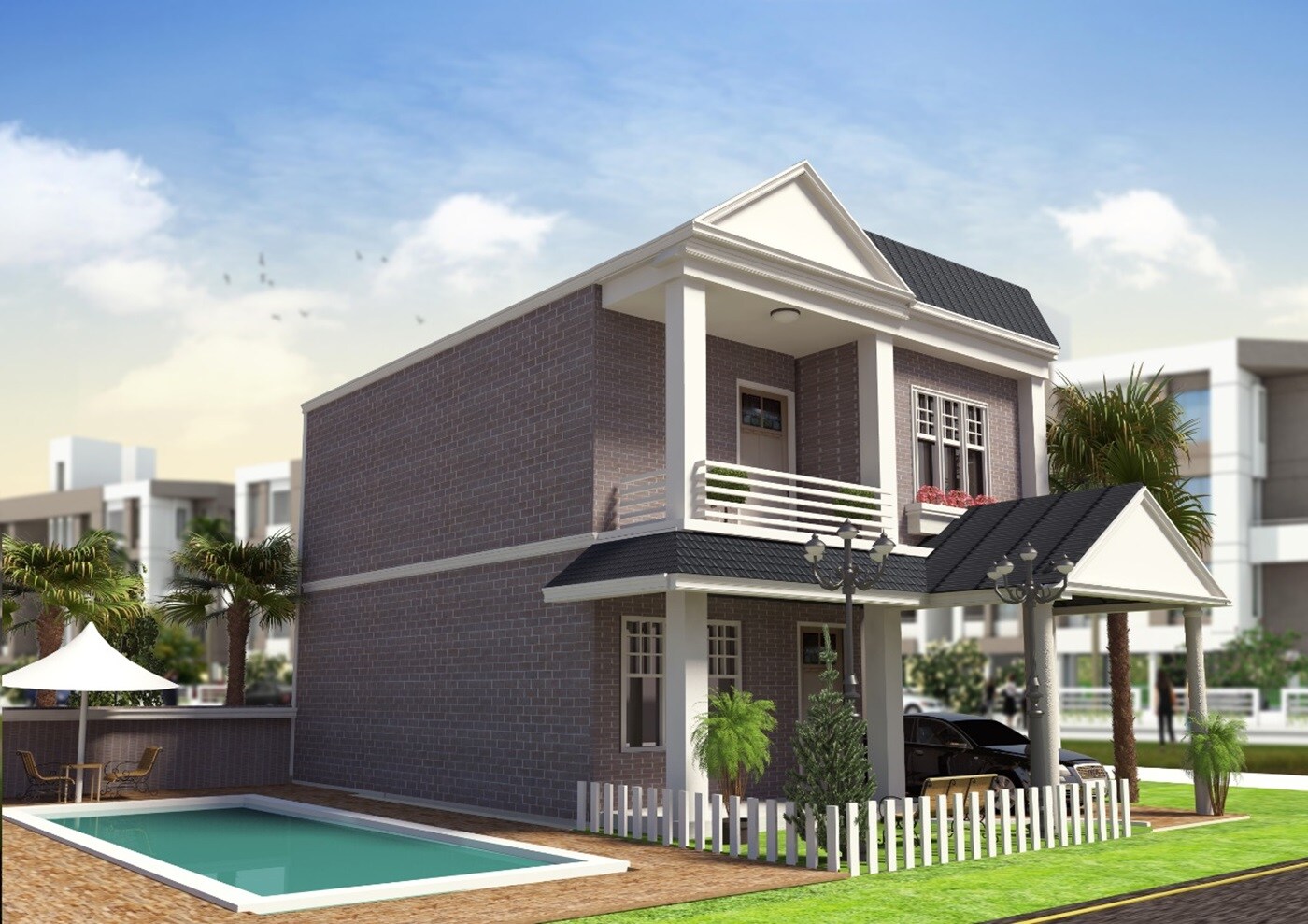 Aftek Green City Villa View 2