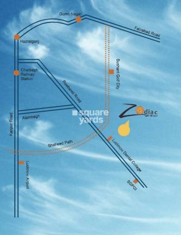 AG Zodiac Apartments Location Image