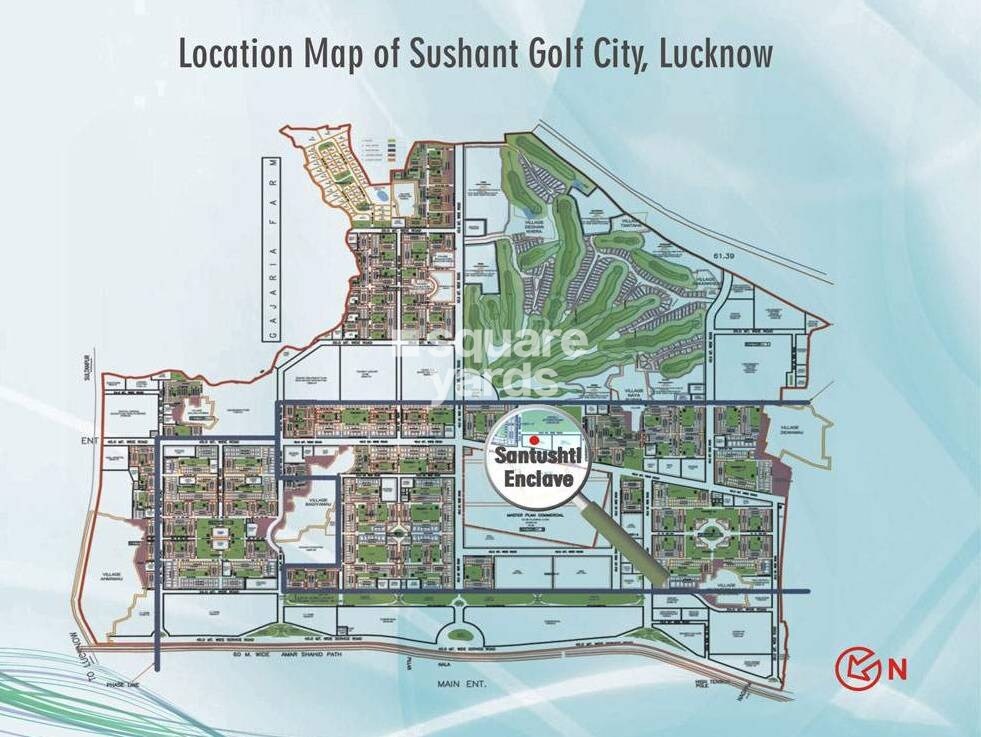 Ansal API Santushti Enclave Location Image