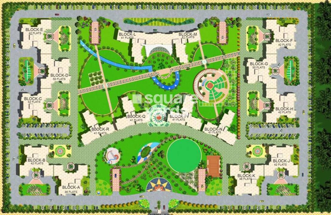 Ansal Sushant Golf City Celebrity Greens Master Plan 1