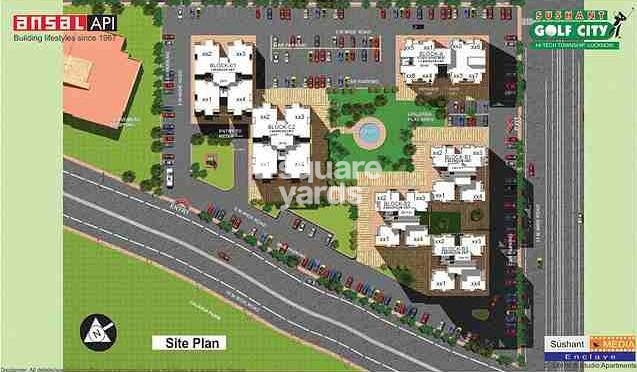 Ansal Sushant Media Enclave Master Plan Image