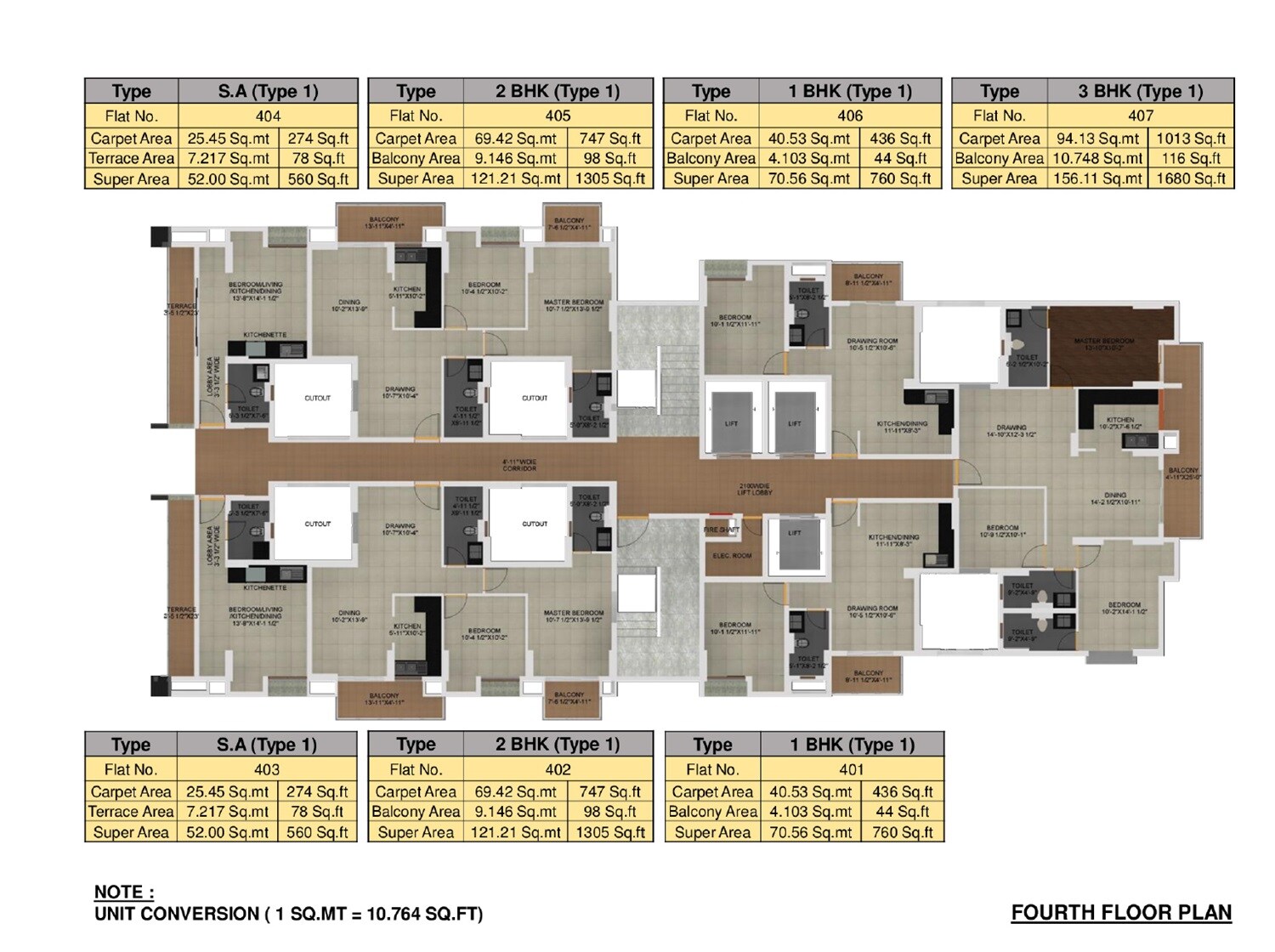 Aryavarta Empire Floor Plans 2
