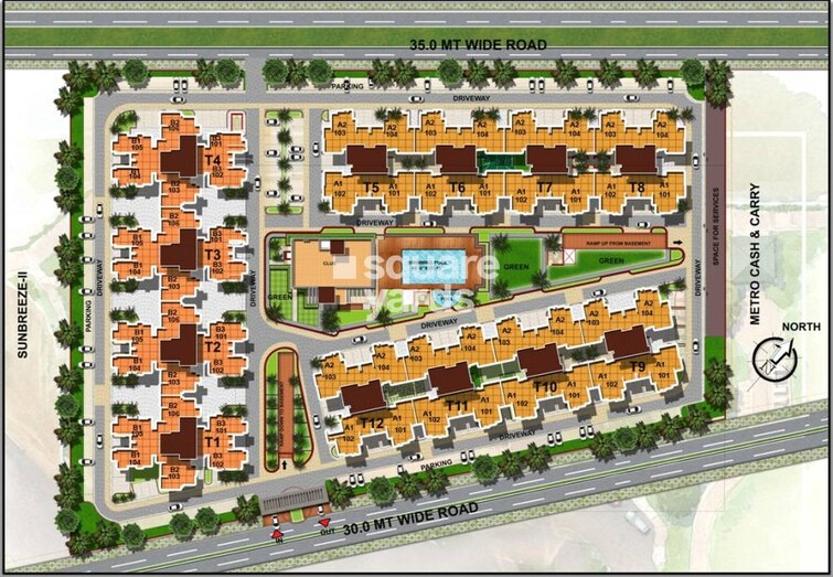 BBD Green City Sun Breeze Apartments Master Plan Image 2